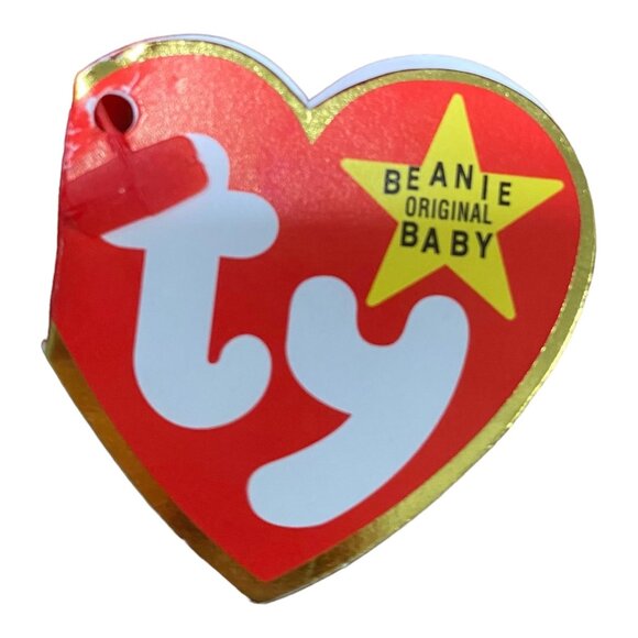 Ty Beanie Baby Original Baby Red Dog Plush Collectible Toy - Picture 6 of 10